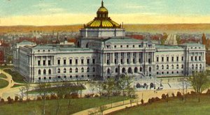 Main Library of Congress building at the start...